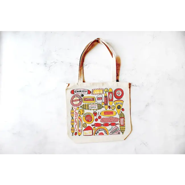Calhoun & Co. Charcuterie Meats & Cheeses Canvas Tote