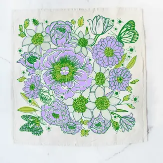Calhoun & Co. Dream Garden Tea Towel- Mermaid