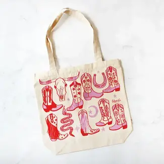Calhoun & Co. Howdy Cowgirl Tote Bag