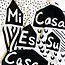 Calhoun & Co. Mi Casa Es Su Casa Tea Towel- Black