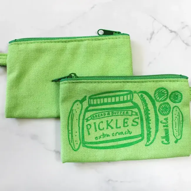 Calhoun & Co. Pickle Zipper Card Pouch