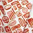 Calhoun & Co. Sardines Tea Towel- Mediterrean