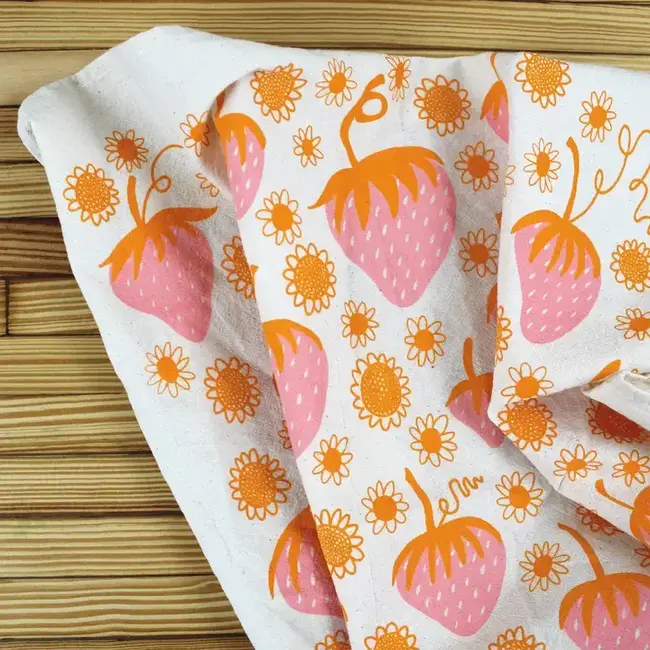 Calhoun & Co. Strawberry Tea Towel