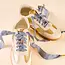 The Darling Effect Shoelaces-Gingham Navy