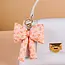The Darling Effect Puffy Bow Bag Charm-Peachy Petals