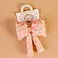 The Darling Effect Puffy Bow Bag Charm-Peachy Petals