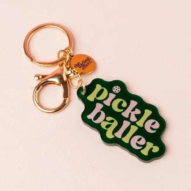 The Darling Effect Pickleballer Keychain