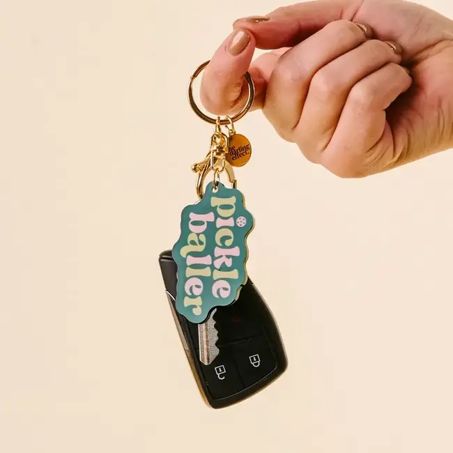 The Darling Effect Pickleballer Keychain