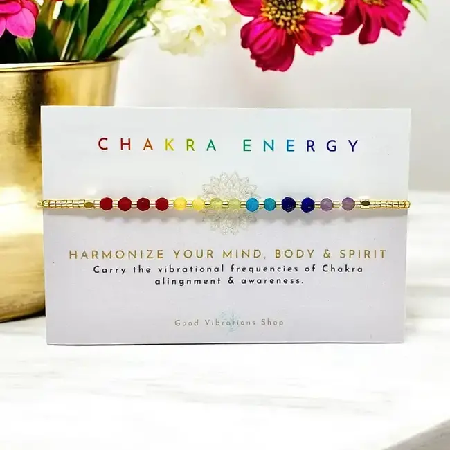 Good Vibrations Shop Gemstone Bracelet- Chakra Energy