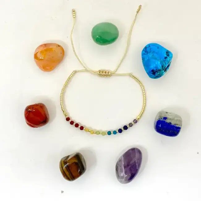 Good Vibrations Shop Gemstone Bracelet- Chakra Energy