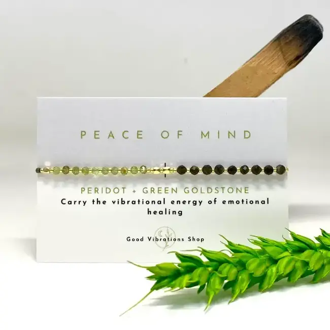 Good Vibrations Shop Gemstone Bracelet-Peace of Mind