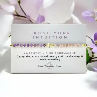 Good Vibrations Shop Gemstone Bracelet- Trust Your Intuition