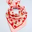 Josslyn by Wall to Wall Cherry Print Silky Feel Bandana Scarf
