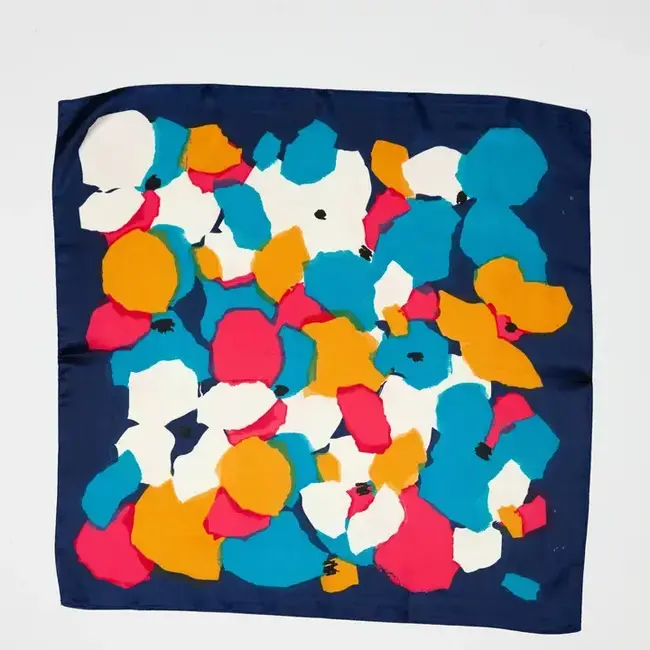 Josslyn by Wall to Wall Color Block Silky Feel Bandana Scarf