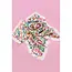 Josslyn by Wall to Wall Large Floral Print Bandana Scarf- White