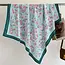 Josslyn by Wall to Wall Oversized Floral Print Bandana Scarf Wrap- Blue