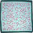 Josslyn by Wall to Wall Oversized Floral Print Bandana Scarf Wrap- Blue