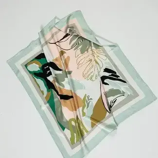 Josslyn by Wall to Wall Pretty Print Silky Feel Bandana Scarf- Multi