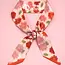 Josslyn by Wall to Wall Skinny Twilly Scarf Necklace Wrap- Floral