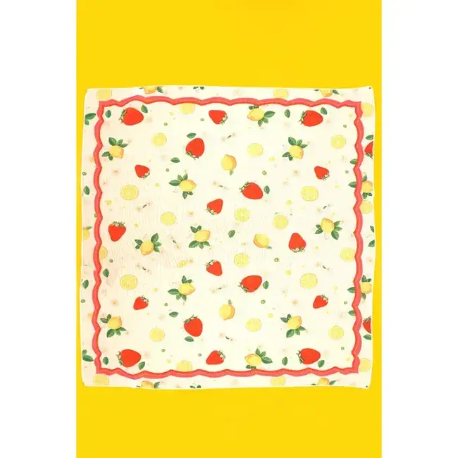 Josslyn by Wall to Wall Strawberry Bandana Scarf