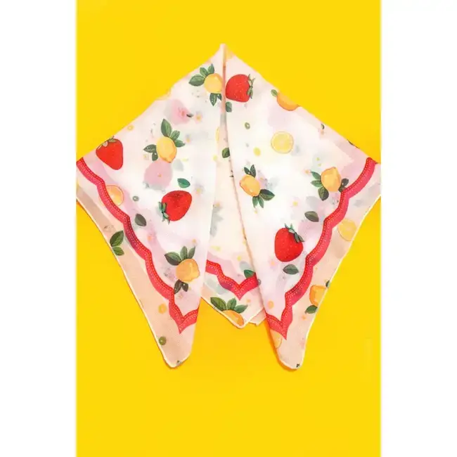 Josslyn by Wall to Wall Strawberry Bandana Scarf