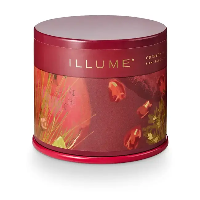 Illume Crimson Woods Vanity Tin