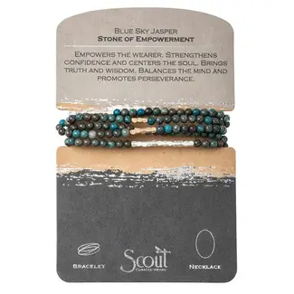 Scout Stone Wrap: Blue Sky Jasper - Stone of Empowerment