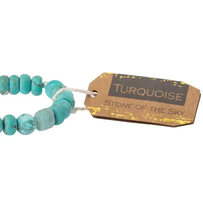 Scout Turquoise Stone Bracelet - Stone of the Sky