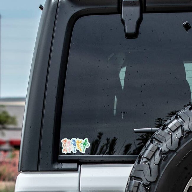 Juju and Moxie Cowgirl Do-Si-Do Vinyl Sticker