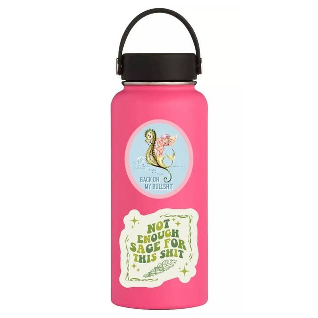 Juju and Moxie Not Enough Sage Vinyl Sticker