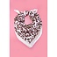 Josslyn by Wall to Wall Leopard Silky Feel Bandana Scarf- Pink