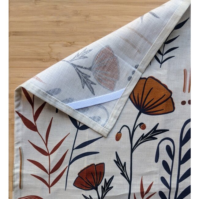 JenFox Studio Mushroom Forest Tea Towel