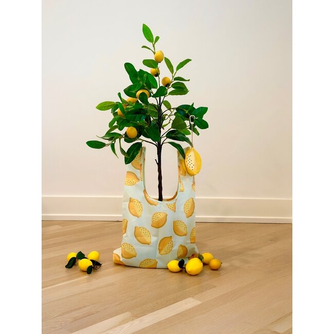 Living Royal 2-in-1 Bag Charm & Reusable Bag - Lemon