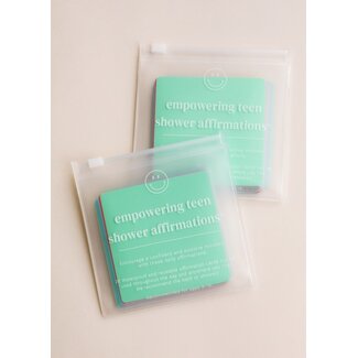 JaxKelly Shower Affirmation Cards- Teens