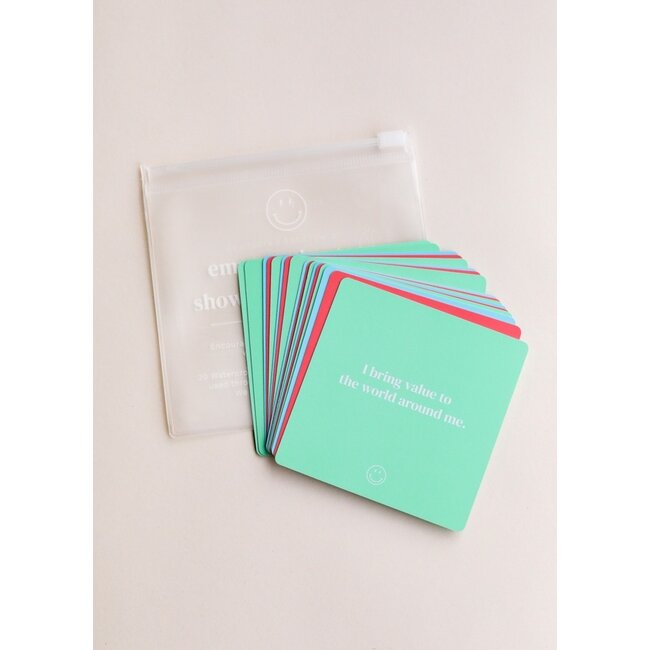 JaxKelly Shower Affirmation Cards- Teens