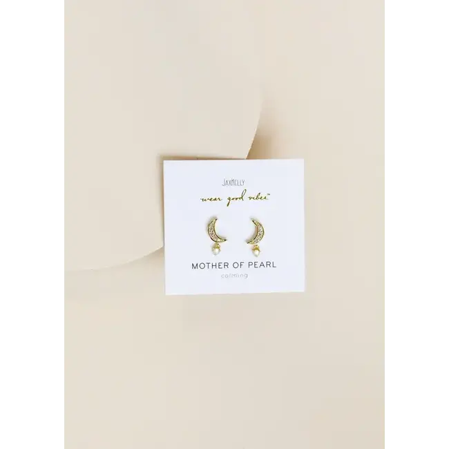 JaxKelly Moon Drop- Mother of Pearl