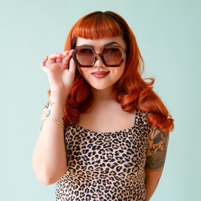 Sunshine Studios Iris Sunglasses - Cognac