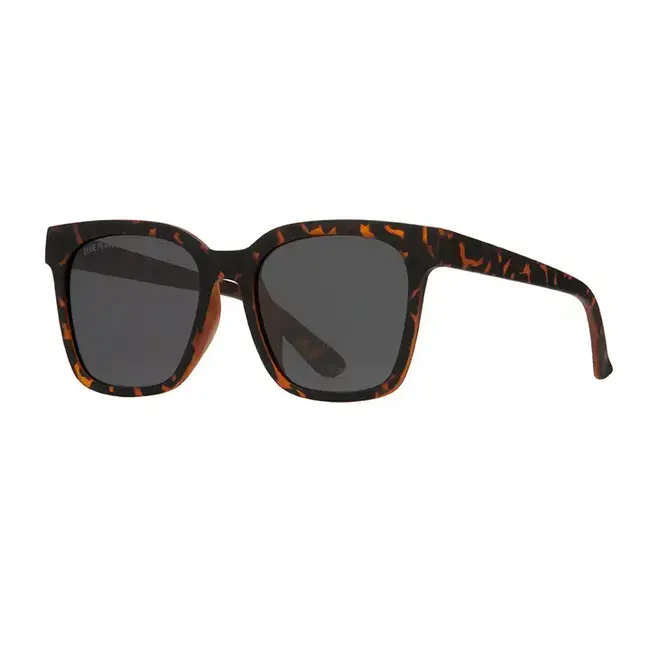 Blue Planet Eyewear Sequoia- Soft Walnut Tortoise- Smoke Polarized Sunglasses