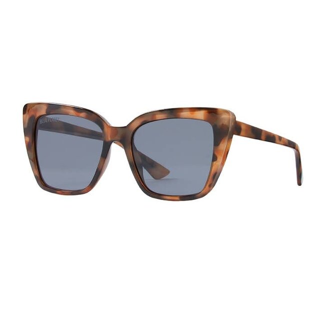 Blue Planet Eyewear Shya -Milky Brown Tortoise- Smoke Polarized Sunglasses- Shaya