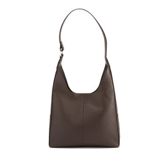 Hammitt Tim Medium- Espresso- Silver