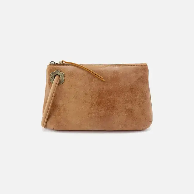Hobo Daisy Daze Large Wristlet- Whiskey