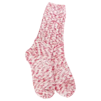 Crescent Sock Company Holiday Ragg Crew- Peppermint