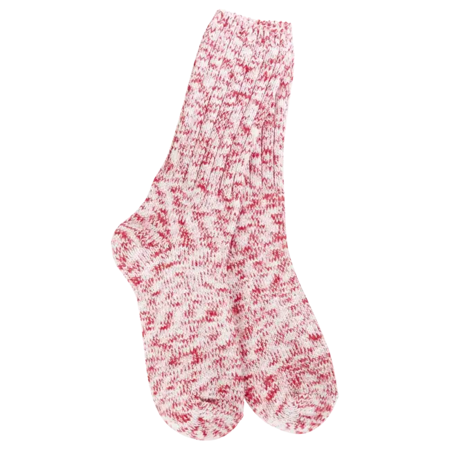 Crescent Sock Company Holiday Ragg Crew- Peppermint
