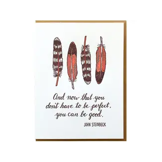 Noteworthy Paper and Press Steinbeck Quote Card