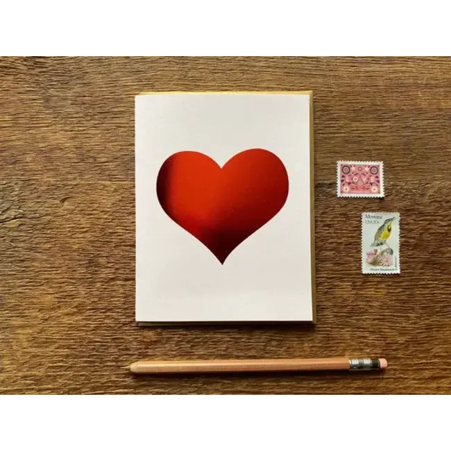 Noteworthy Paper and Press Simple Heart Card