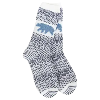 Crescent Sock Company Nature Walk Crew- Blue