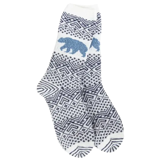 Crescent Sock Company Nature Walk Crew- Blue