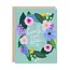 Barone & Co. Happily Garden Wreath Wedding Card