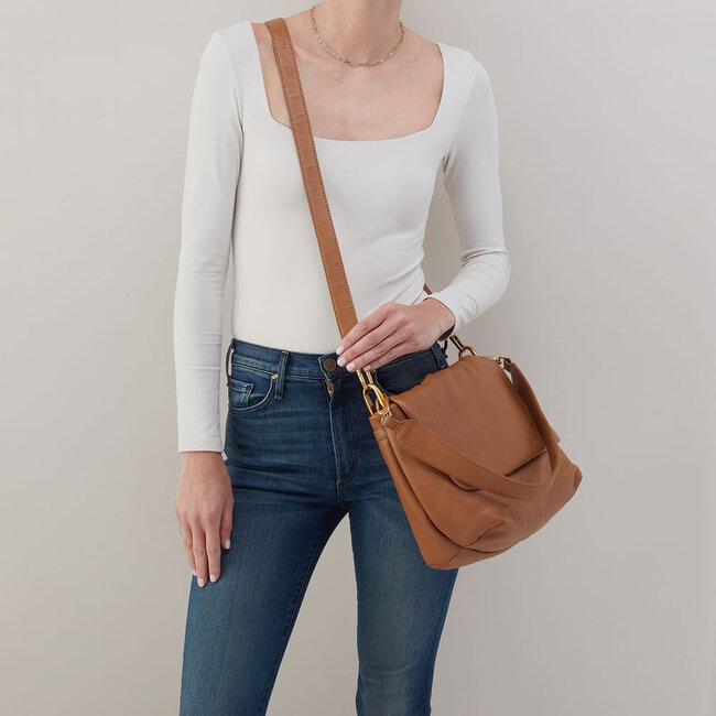 Hobo Harley Convertible Shoulder Bag- Warm Honey