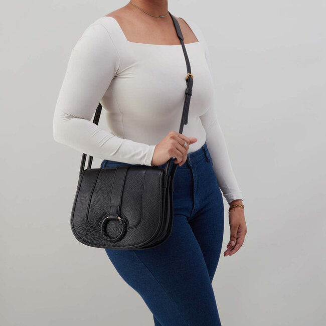 Hobo Kiva Large Crossbody- Black